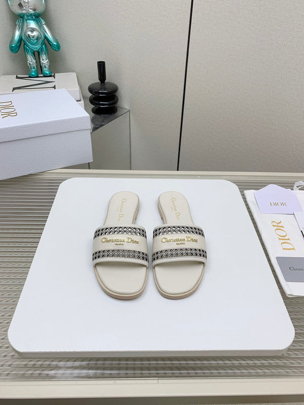 CD D-Lane Slide In White Cowhide 106277