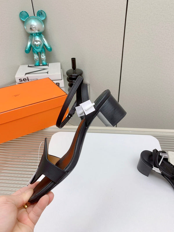 HM Juliette 60 Sandal In Black Lambskin 106179