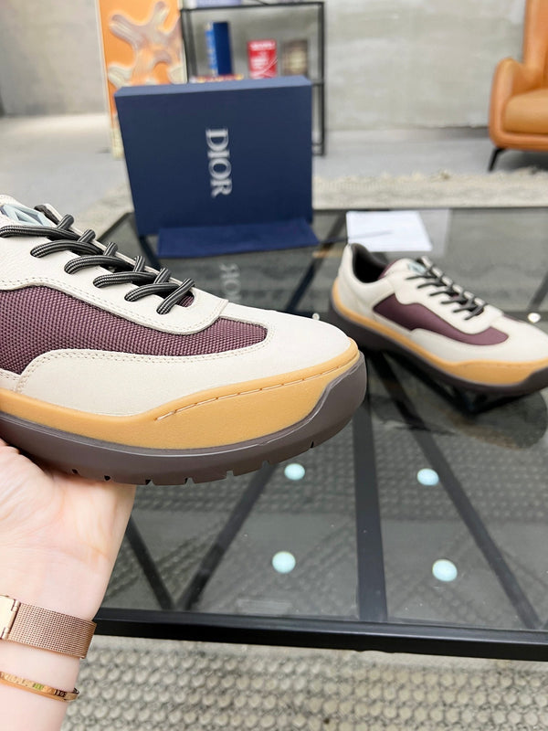 CD DEAN SNEAKER WHITE CALFSKIN