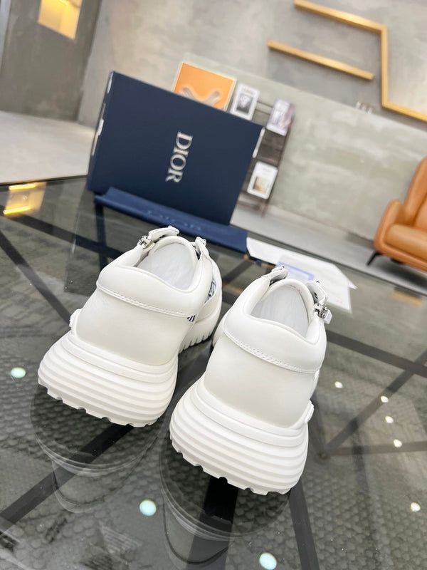 CD COMBAT DERBY SHOE WHITE CALFSKIN