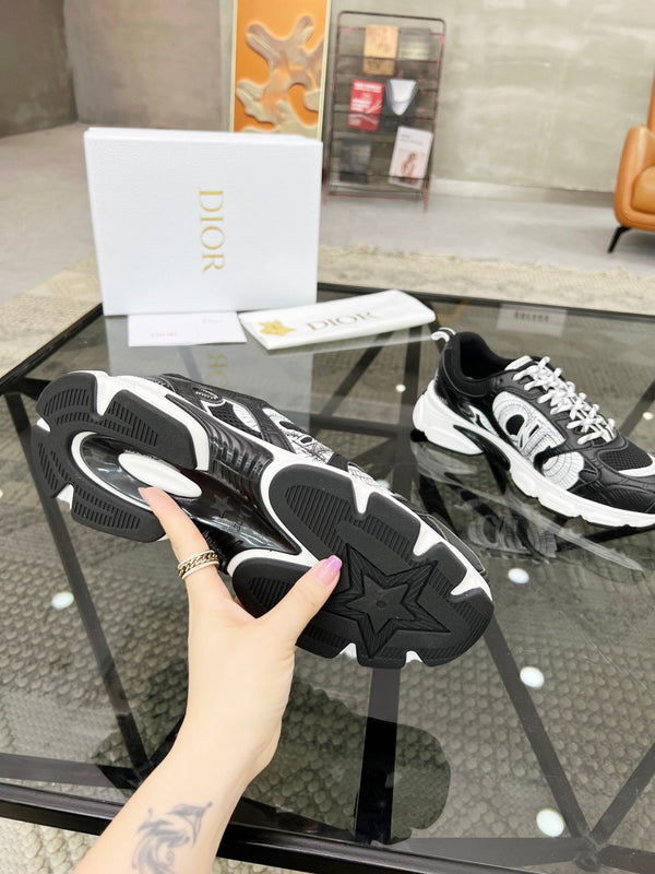 CD CHRONO SNEAKER BLACK MESH FABRIC