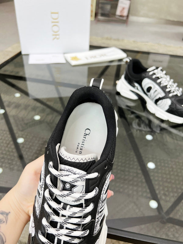 CD CHRONO SNEAKER BLACK MESH FABRIC