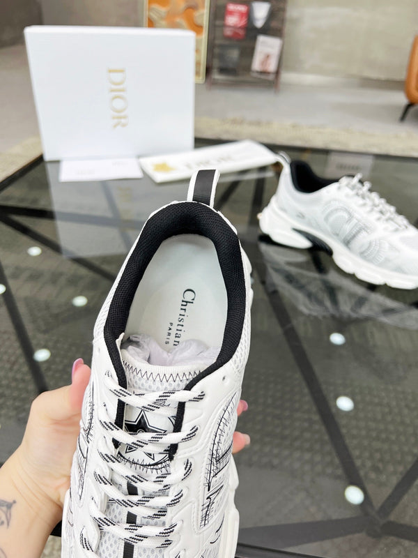 CD CHRONO SNEAKER WHITE MESH FABRIC