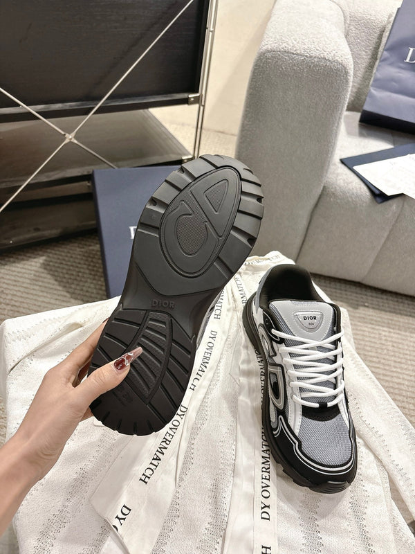 CD B30 Sneakers White Black Gray Technology Fabric 438323