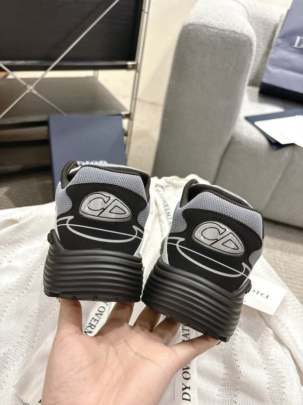 CD B30 Sneakers White Black Gray Technology Fabric 438323