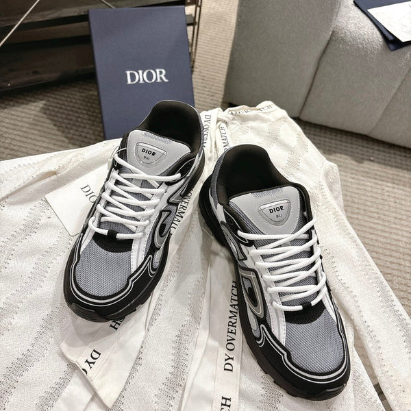 CD B30 Sneakers White Black Gray Technology Fabric 438323