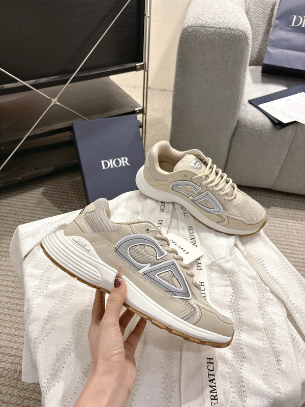 CD B30 Sneakers Beige White Technology Fabric