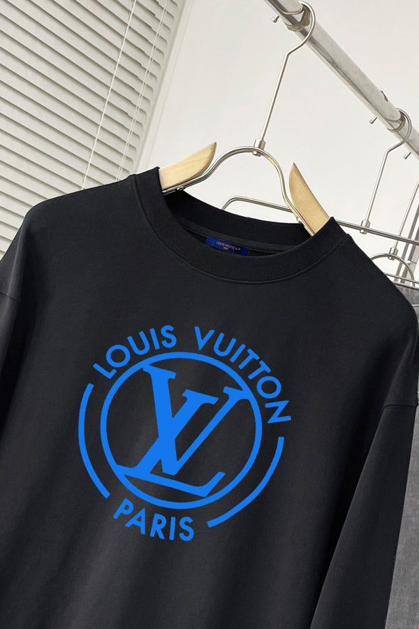 LV SWEATER BLACK COTTON FABRIC 239601