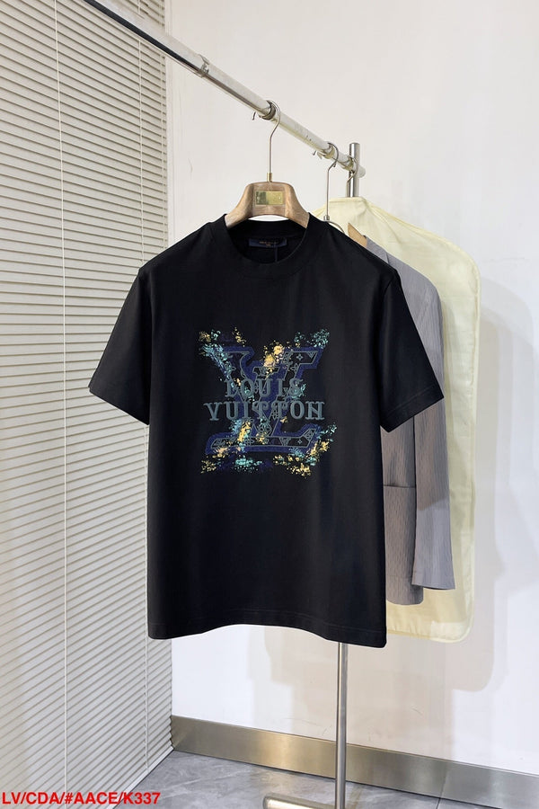 T-SHIRT LV BIANCA MISTO COTONE COLORATO 239605