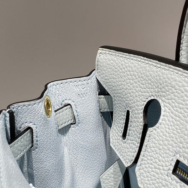 HM Birkin 20 cm Pelle Togo blu pallido Hardware dorato