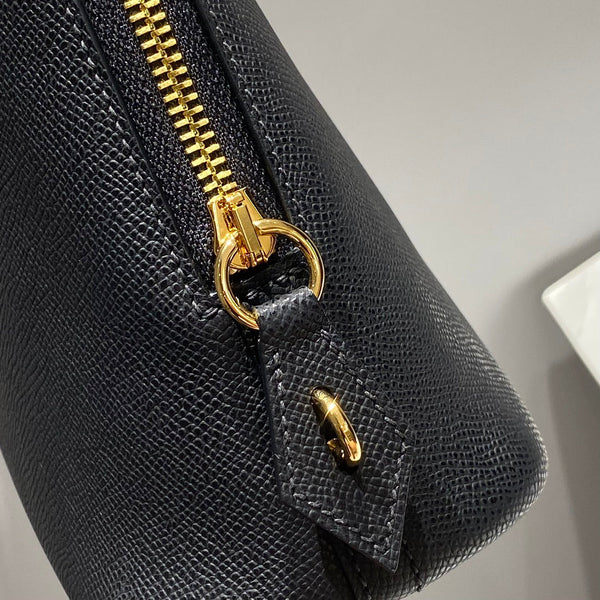 HM Bolide 25 Pelle Epsom nera Hardware dorato 237381