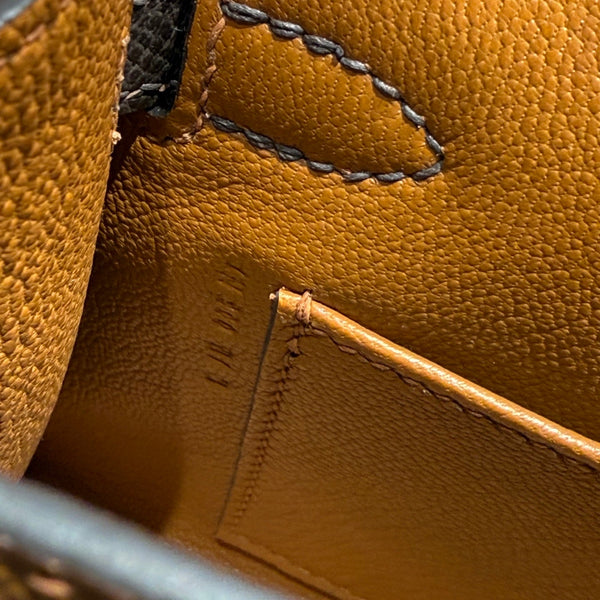 HM Mini Kelly 19 Golden Brown Epsom 243116