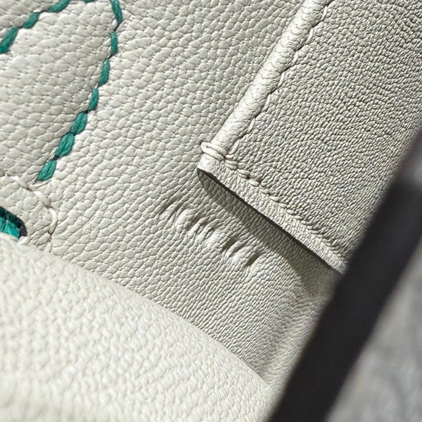 HM Mini Kelly 19 Grigio Perla Epsom 243140