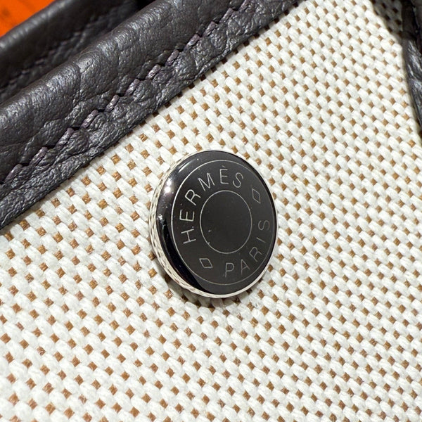 HM Neo Garden 23 bag Black Canvas and Negonda Calfskin 243328