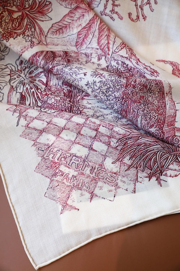 SCARF 140 IN ROSE PINK SILK