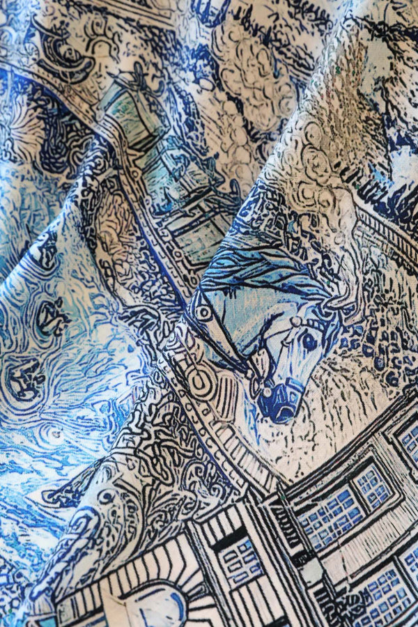 SCARF 140 CM COLORFUL 393125