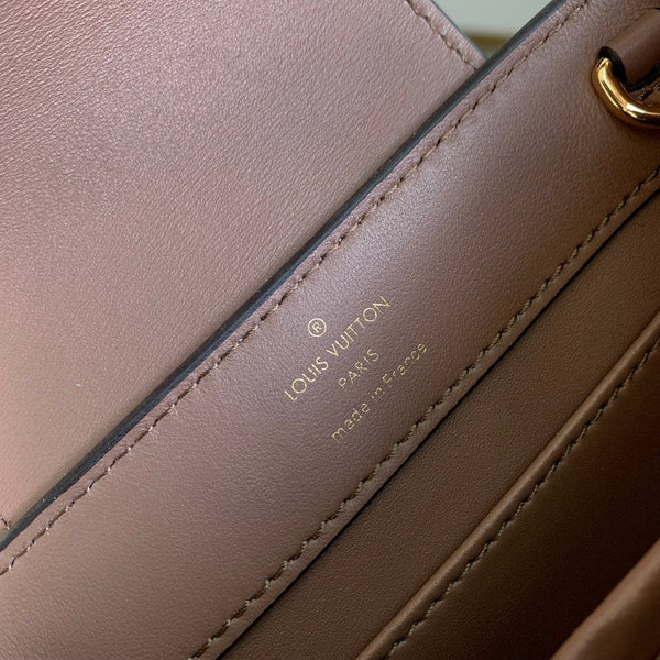 CAPUCINES MINI 21 WHITE GREY CROCODILE EMBOSSED CALFSKIN GOLD HARDWARE