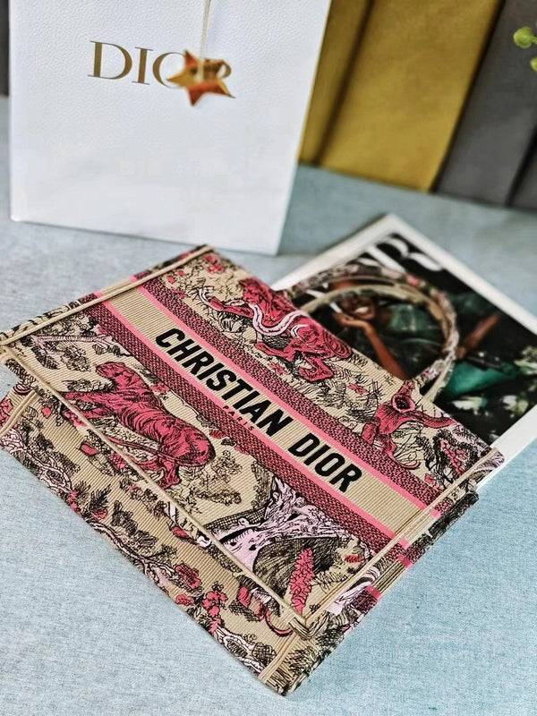 medium dioriviera 36 pink beige tiger embroidery canvas