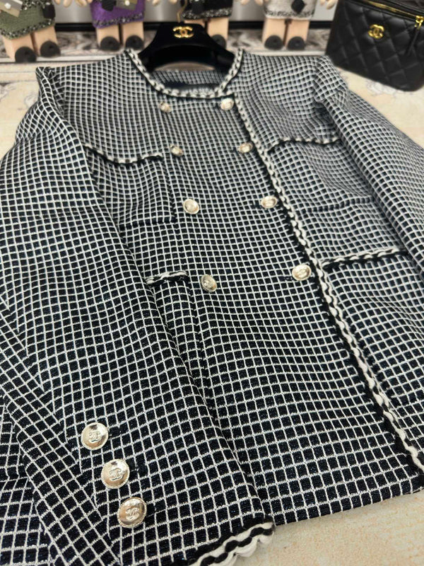 CC 25 Black Tweed Jacket Viscose Polyamide 251970