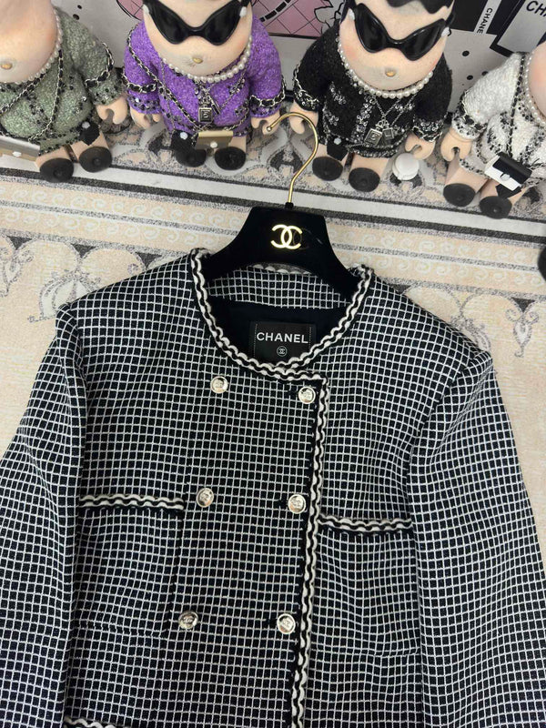 CC 25 Black Tweed Jacket Viscose Polyamide 251970