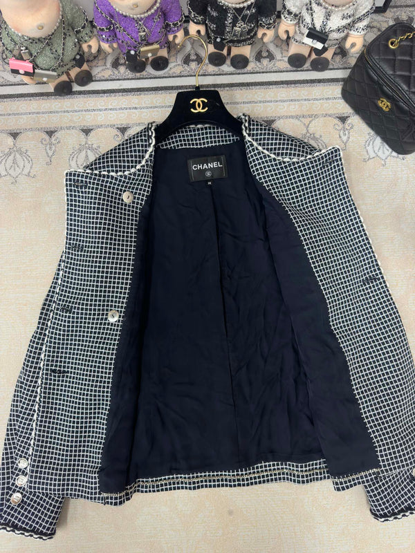 CC 25 Black Tweed Jacket Viscose Polyamide 251970