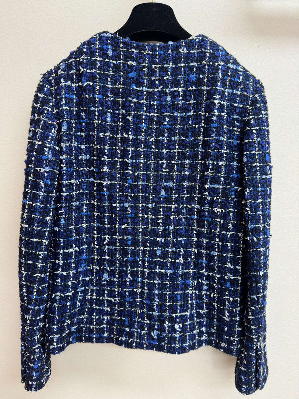 CC Tweed Jacket Blue Polyamide Wool 251879