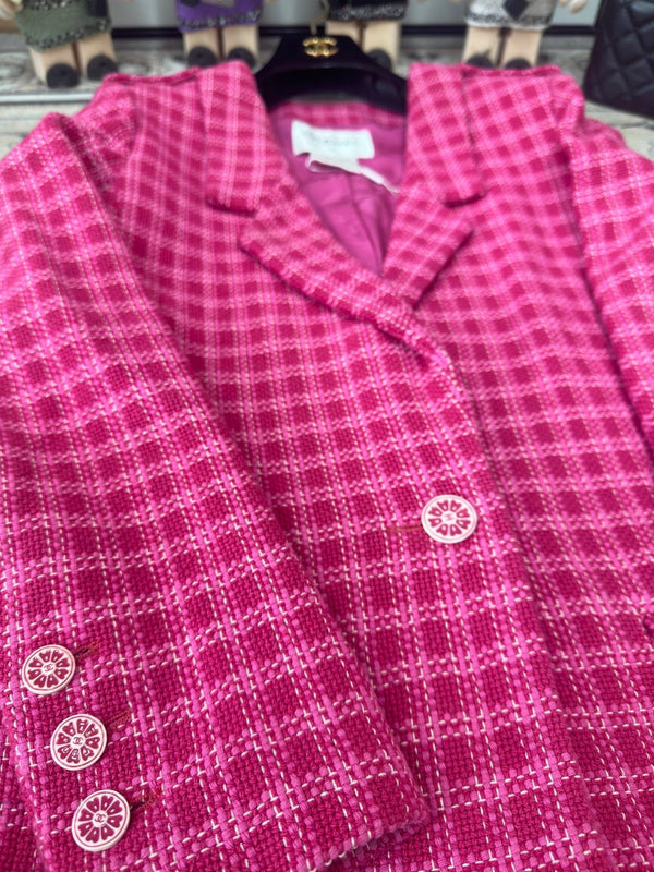 CC Tweed Jacket Dack Pink Cotton 251875