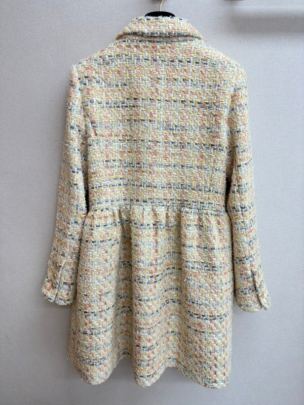 CC Coat Dress Multicolor Cotton Polyamide 251915