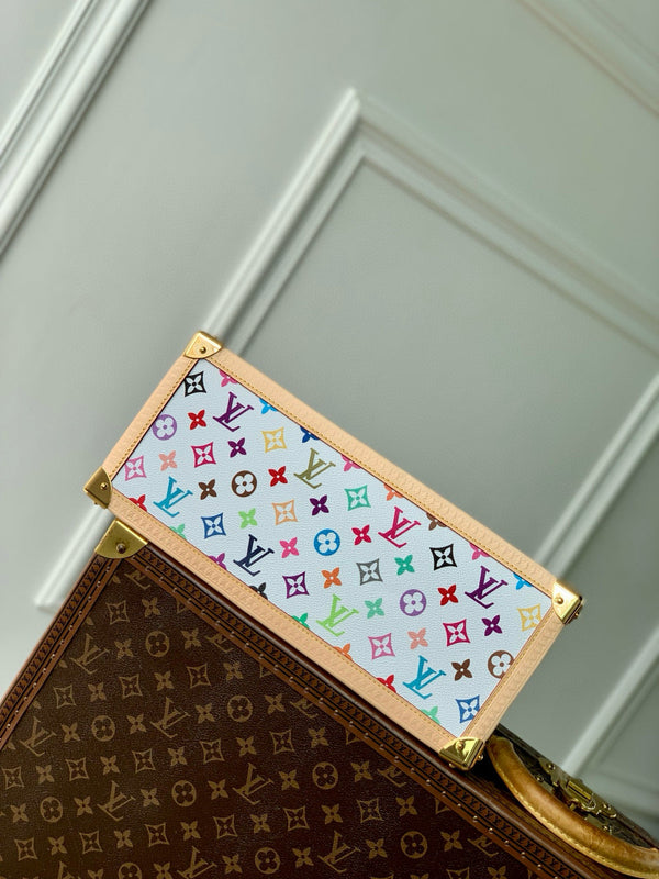 LV OnTheGo Monogram Bag Multicolor Canvas Cowhide 240930