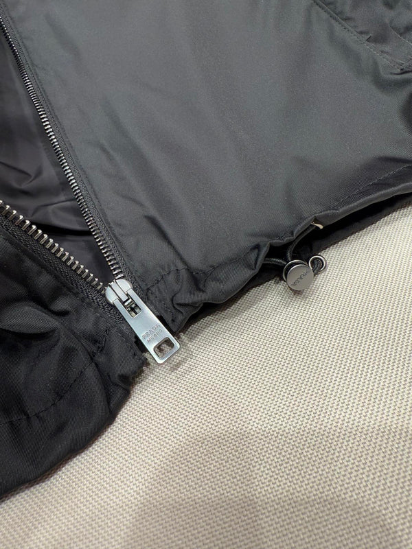 Prada 25 Hooded Jacket Black Polyamide