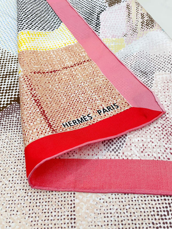 Regard De Soie Scarf 90 CM In Colorful Silk Twill  213692