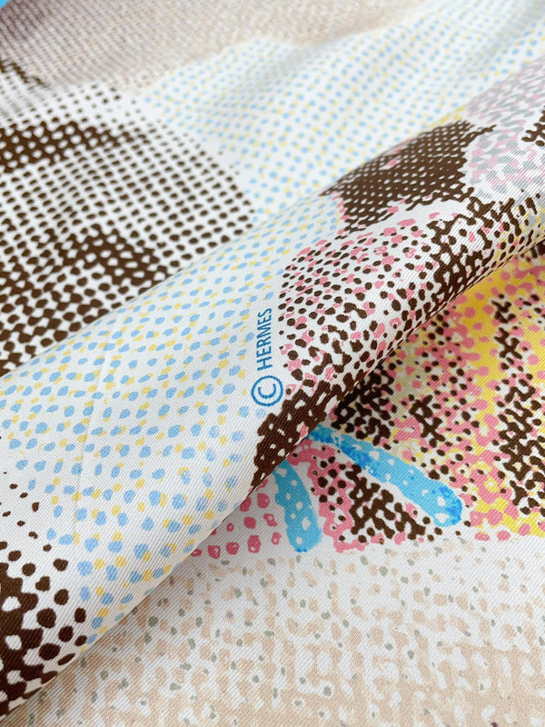 Regard De Soie Scarf 90 CM In Colorful Silk Twill  213692