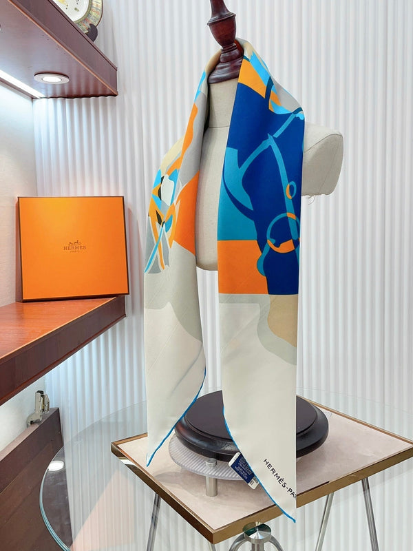 Scarf 90 CM In Colorful Silk Twill 233122