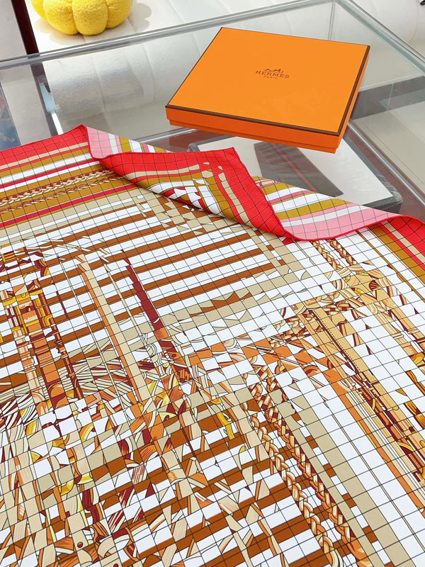 Coaching Deja-Vu Shawl 90 CM In Colorful Silk Twill 233125