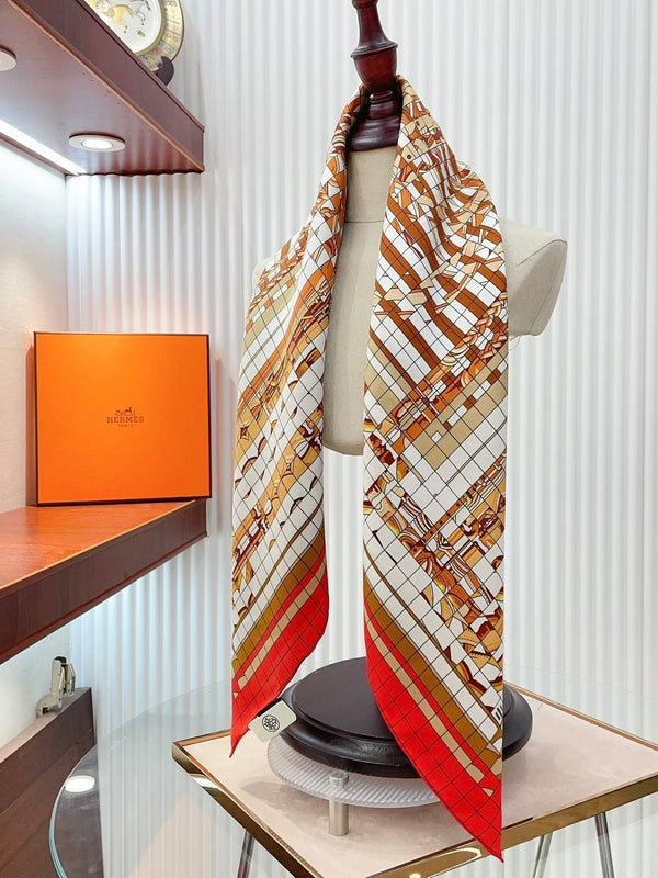 Coaching Deja-Vu Shawl 90 CM In Colorful Silk Twill 233125