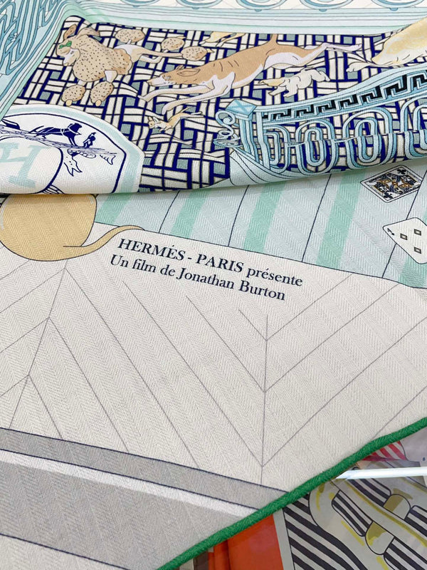 Mystere Au 24 Scarf 135 CM In Colorful Cashmere And Silk 247639