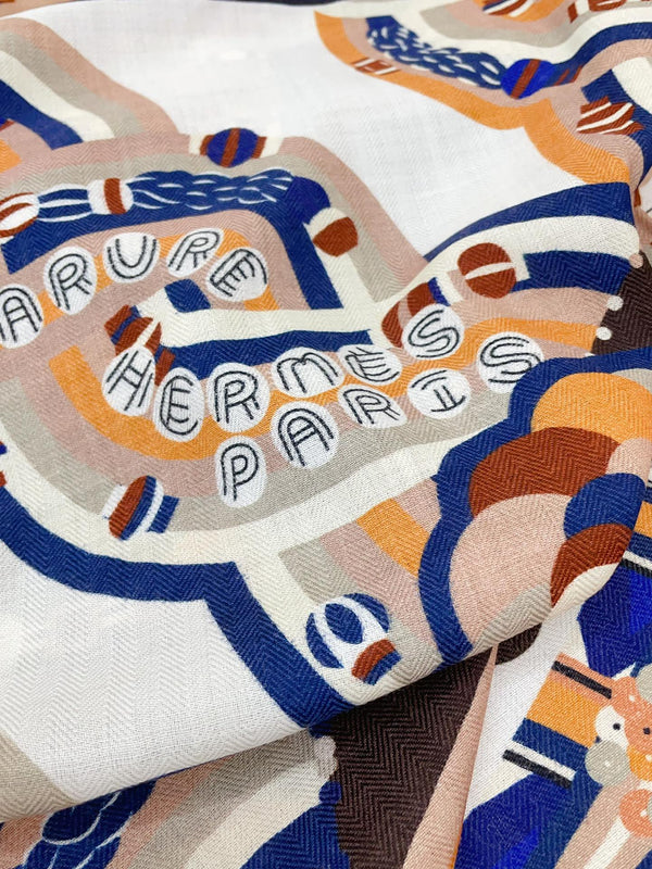 Haute Parure Scarf 135 CM Colorful Cashmere And Silk 324753