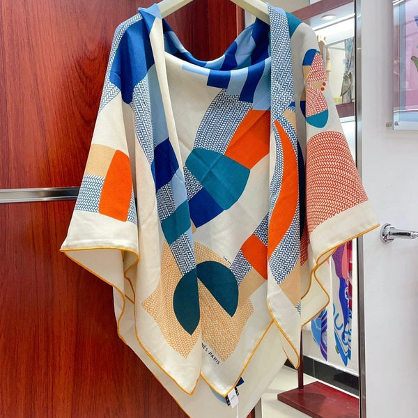 Mon Premier Galop Shawl 140 CM Colorful Cashmere And Silk 357905