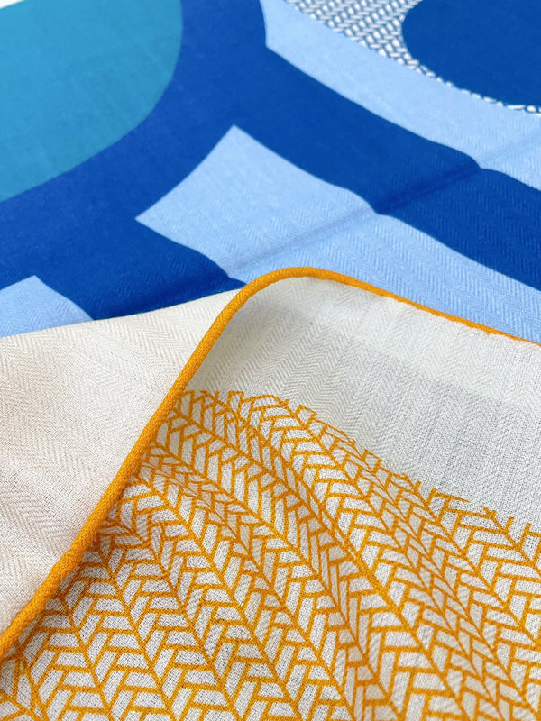 Mon Premier Galop Shawl 140 CM Colorful Cashmere And Silk 357905