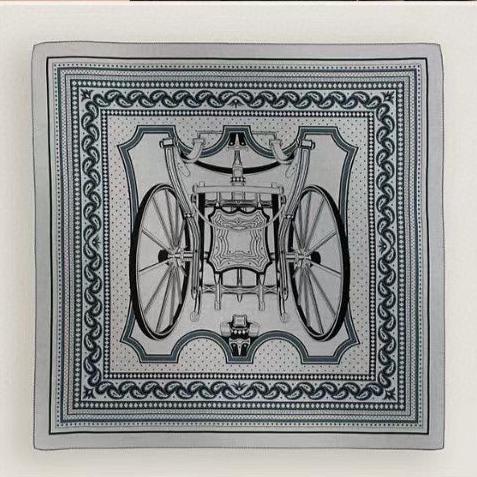 LES ROUES DE PHAETON BANDANA SHAWL 140 CM COLORFUL 385447