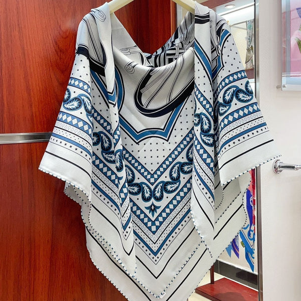 LES ROUES DE PHAETON BANDANA SHAWL 140 CM COLORFUL 385447