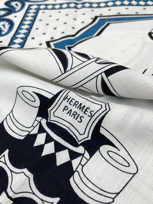 LES ROUES DE PHAETON BANDANA SHAWL 140 CM COLORFUL 385447