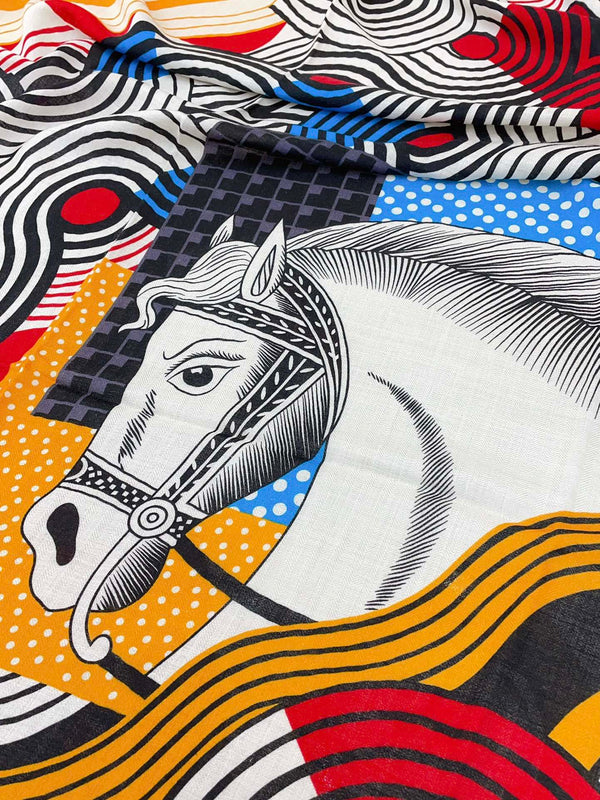 SCARF 140 CM COLORFUL 388172