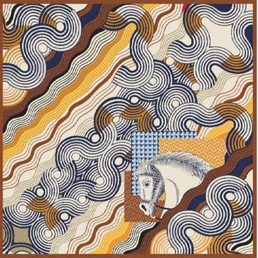 SCARF 140 CM COLORFUL 388173