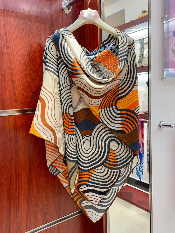 SCARF 140 CM COLORFUL 388173