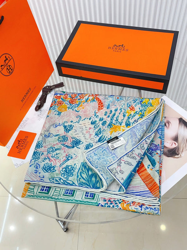 SCARF 140 CM COLORFUL 389995