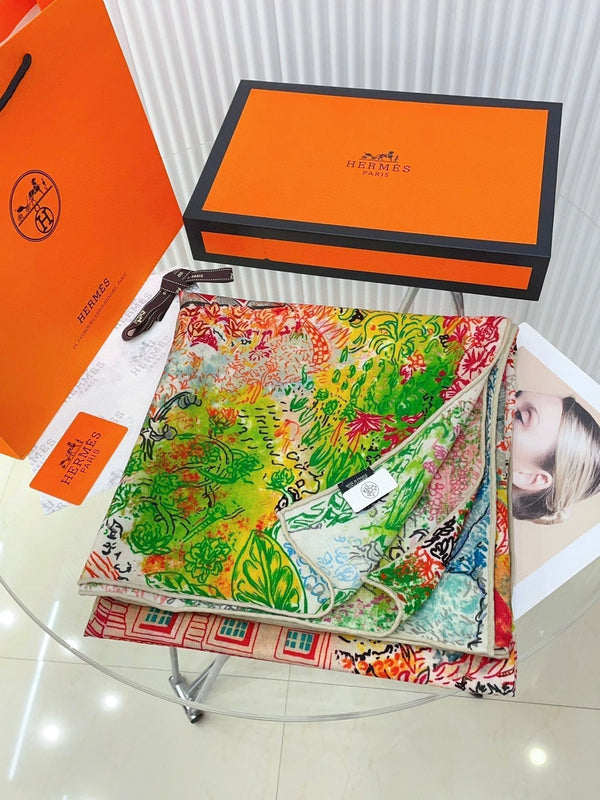 SCARF 140 CM COLORFUL 389994