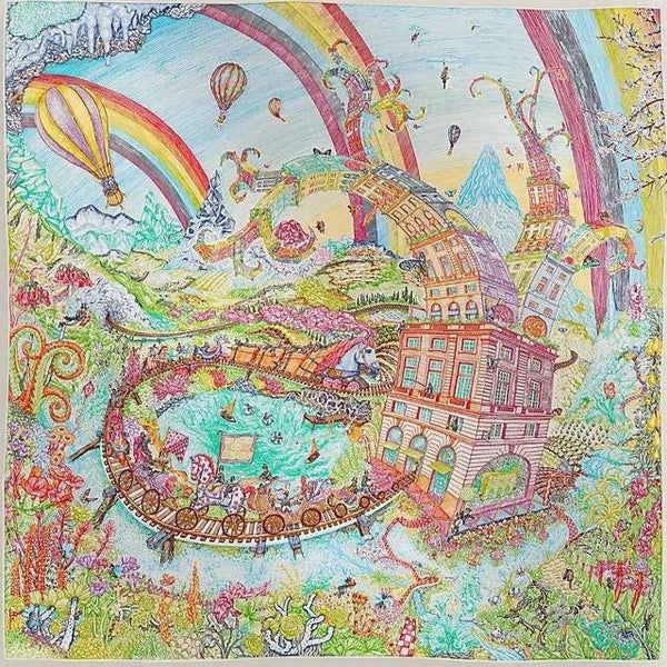 SCARF 140 CM COLORFUL 389994