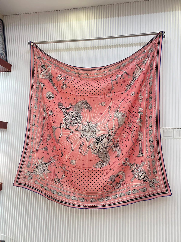 SCARF 140 CM COLORFUL 390957