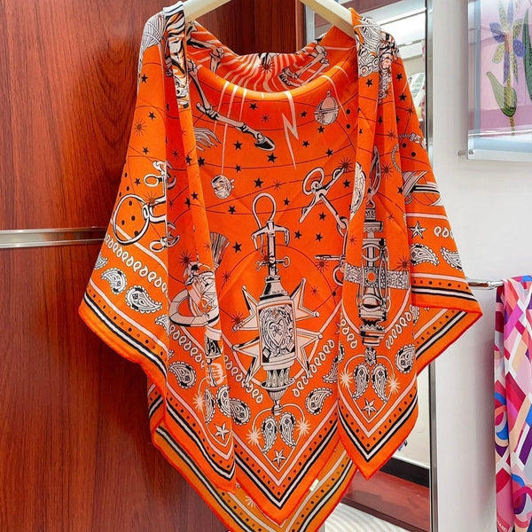 SCARF 140 CM COLORFUL 390958